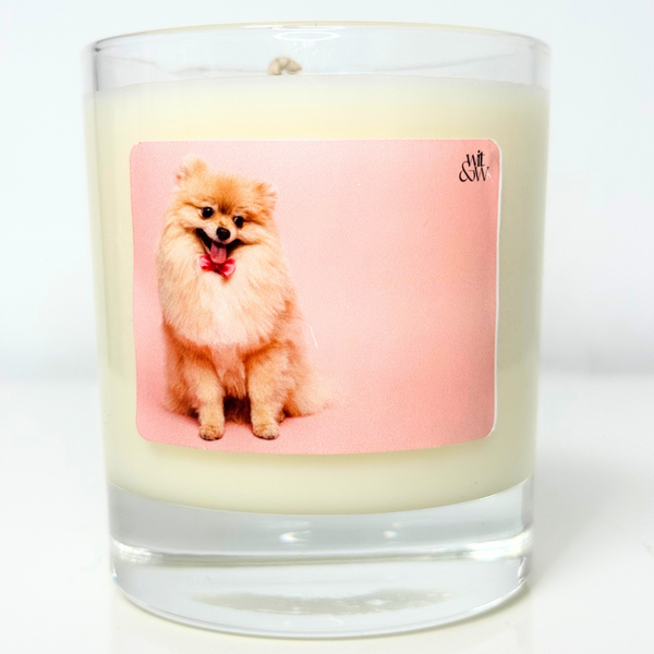 Custom Photo Label Candle - Personalized Memory Picture Candle 220g by Wit and Wick