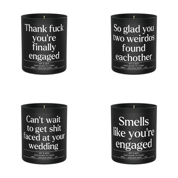 Engagement and Wedding - Dark Noir